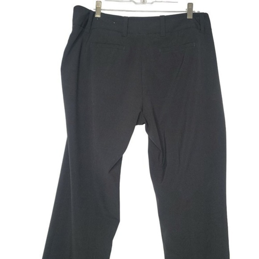Emaline Women 16P Blk Slim Fit Dress Pants Preppy Classic Work Minimalist Office - Picture 7 of 10